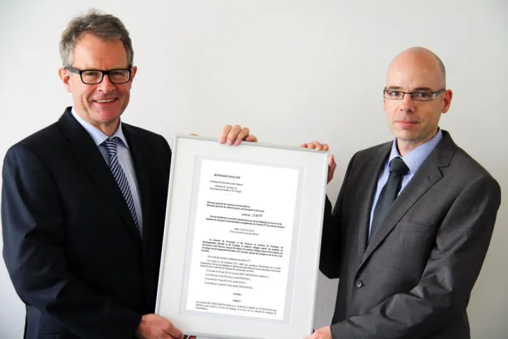 Bild: Geprüfter Partner für französische Ecotaxe