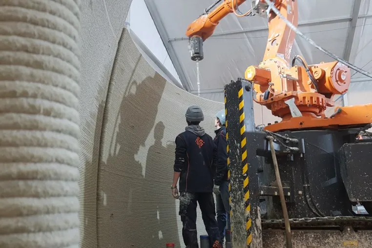 Bild: Kostenfreies Webinar von Korodur und CyBe zeigt Potenziale des 3D-Betondrucks auf