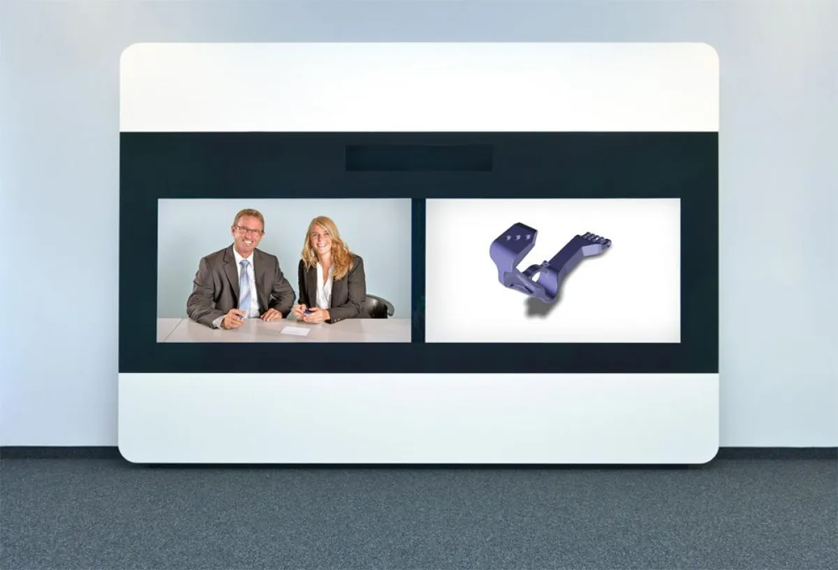 Video Wall in der Ausführung 2M60