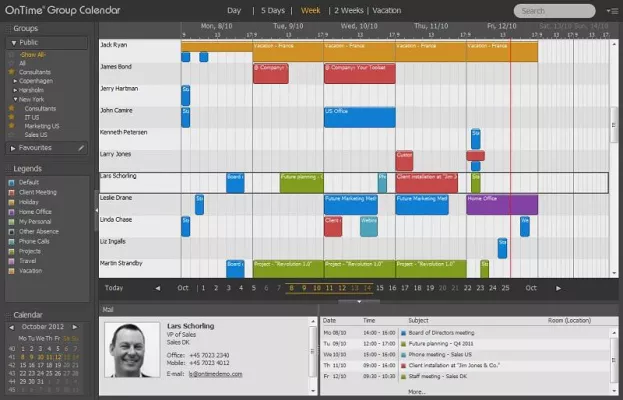Bild: OnTime - Der perfekte Gruppenkalender für Notes als Web-Version jetzt mit allen Funktionen
