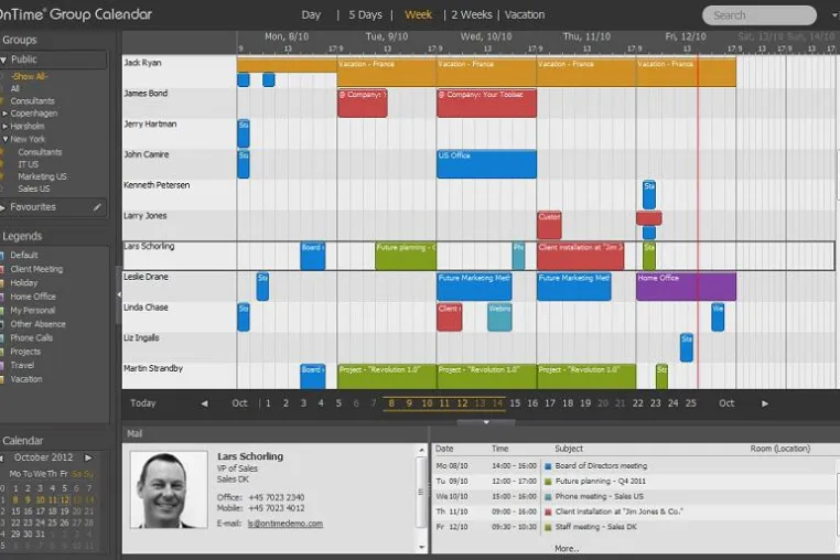 Bild: OnTime - Der perfekte Gruppenkalender für Notes als Web-Version jetzt mit allen Funktionen