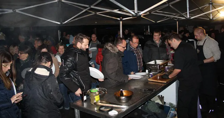 Bild: Wintergrillevent im Fuldaer Münsterfeld erneut ein voller Erfolg