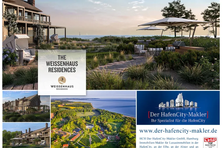 Bild: THE WEISSENHAUS RESIDENCES - Startschuss zur Vermarktung von sechs exklusiven Ostsee-Immobilien 