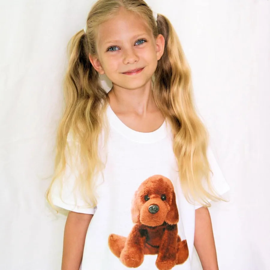 Shirt mit Foto vom Lieblings-Kuscheltier zur Einschulung