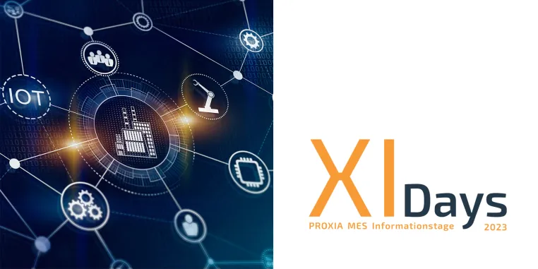 PROXIA XI Days – die MES-Informationstage Bild: PROXIA XI Days – die MES-Informationstage
