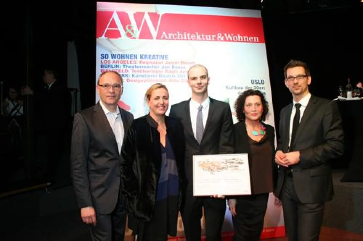 Preisverleihung A&W-DESIGNER DES JAHRES 2012, Foto: Johanna Wilhelm