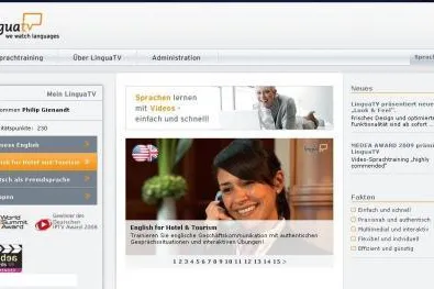 Bild: Video-Sprachlernplattform LinguaTV mit erweitertem Funktionsumfang und Programmangebot