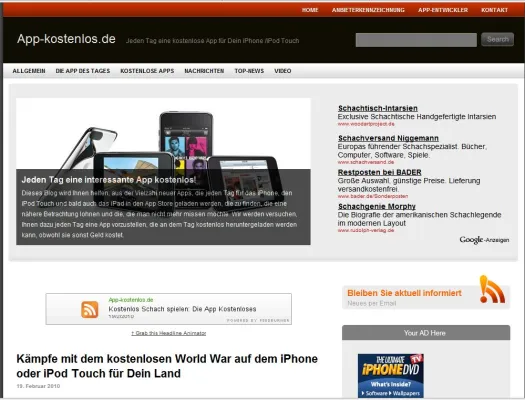 Bild: app-kostenlos.de bietet jeden Tag eine Vollversions-App für das iPhone kostenlos