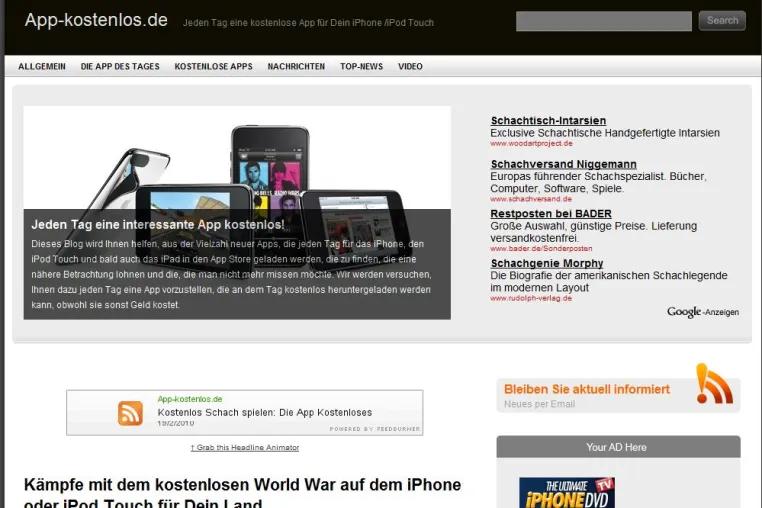 Bild: app-kostenlos.de bietet jeden Tag eine Vollversions-App für das iPhone kostenlos