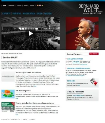 Neue Webseite, neues Logo und neuer Claim: Bernhard Wolff macht Menschen kreativer Bild: Neue Webseite, neues Logo und neuer Claim: Bernhard Wolff macht Menschen kreativer