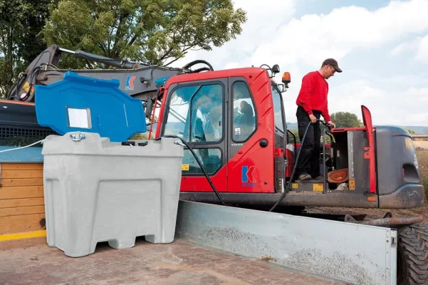 Bild: Mobile Versorgung Diesel-betriebener Arbeitsmaschinen und Nutzfahrzeuge