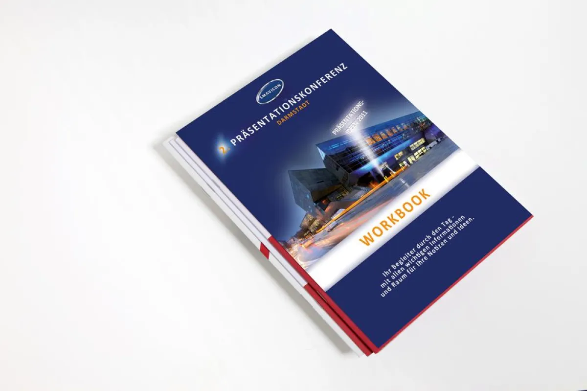 Hochwertige Workbooks für Teilnehmer der Präsentationskonferenz 2011