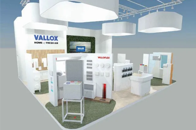 Bild: Branchenprimus Vallox zeigt auf der Messe SHK Frischluftsysteme mit Wärmerückgewinnung
