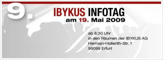 IBYKUS AG lädt zum 9. Infotag Bild: IBYKUS AG lädt zum 9. Infotag