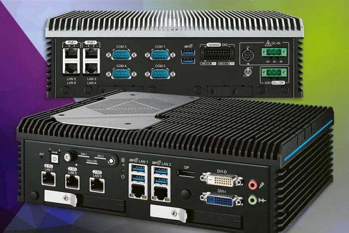 Bild: Innovative Box-PCs mit neuester 2,5G Ethernet-Netzwerktechnologie