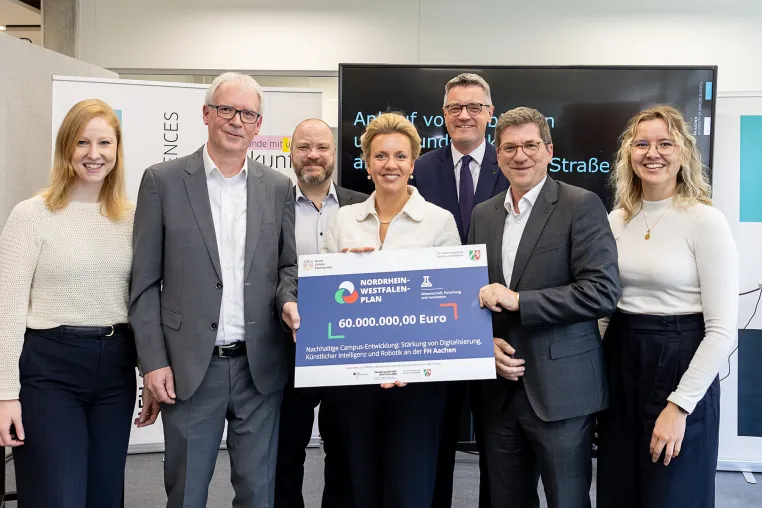 Bild: NRW-Plan für gute Infrastruktur: 60 Millionen Euro für die FH Aachen