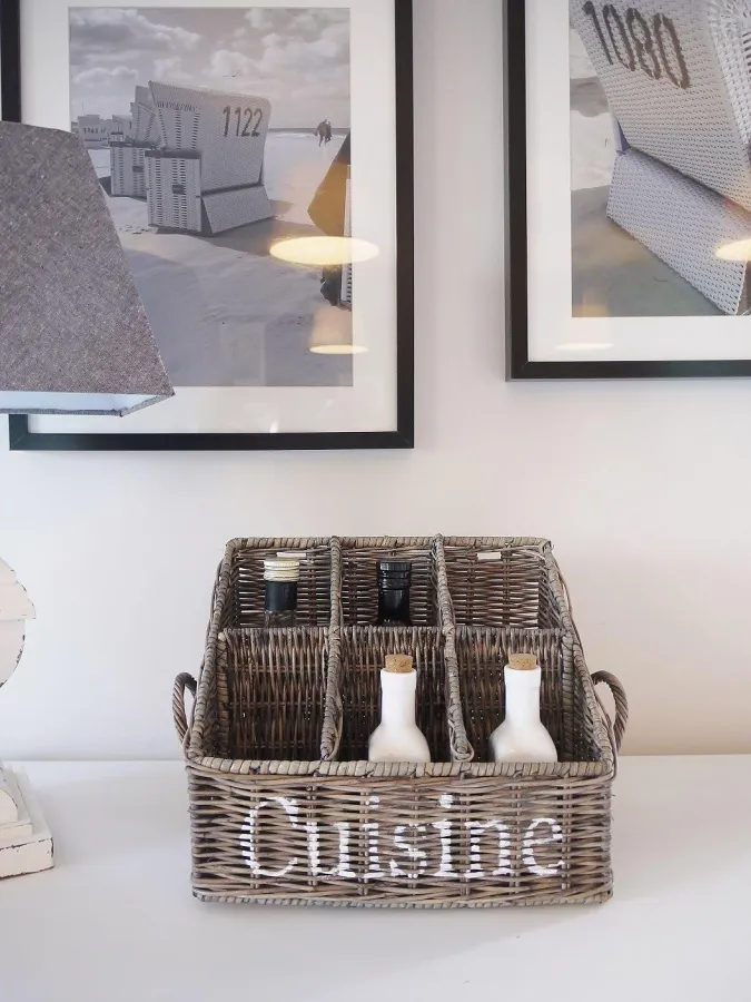 Rattanaccessoires passend zum Landhaus Stil