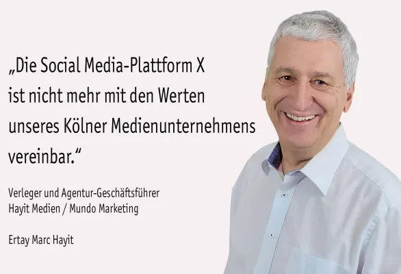 Bild: Rote Karte für X: Hayit Medien zieht sich von der Plattform X zurück