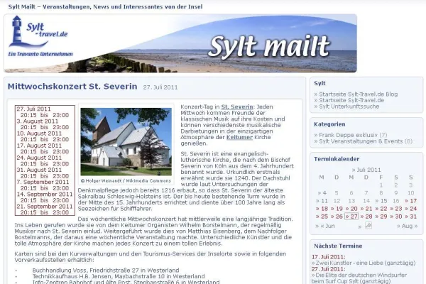 Bild: Sylt-Travel wird noch aktueller