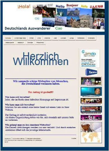 Bild: Neu im Web - Deutschlands Auswanderer
