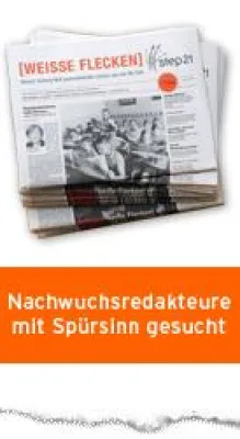 Bild: Zukunft braucht Erinnerung - step21 sucht Nachwuchsjournalisten für dritte [Weiße Flecken]-Zeitung