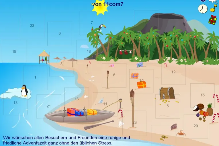 Bild: Urlaubsflair mit dem AdvenZkalender 2006