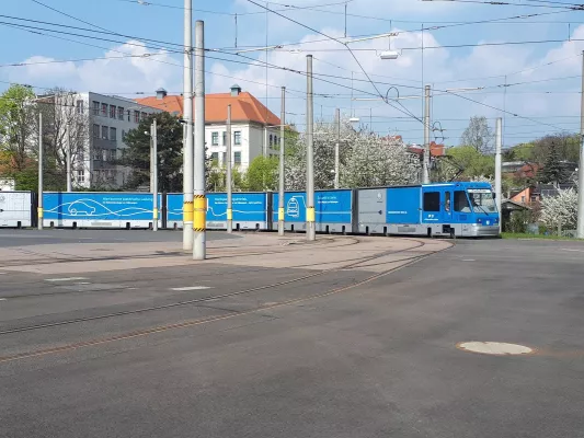 Bild: STRASSENBAHNGLEISE AUCH FÜR GÜTERTRANSPORTE NUTZEN