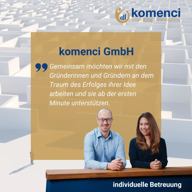 Markus Kempter und Sabrina Dorschner, Geschäftsführer komenci GmbH