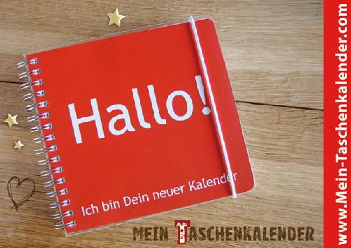Taschenkalender online selbst gestalten
