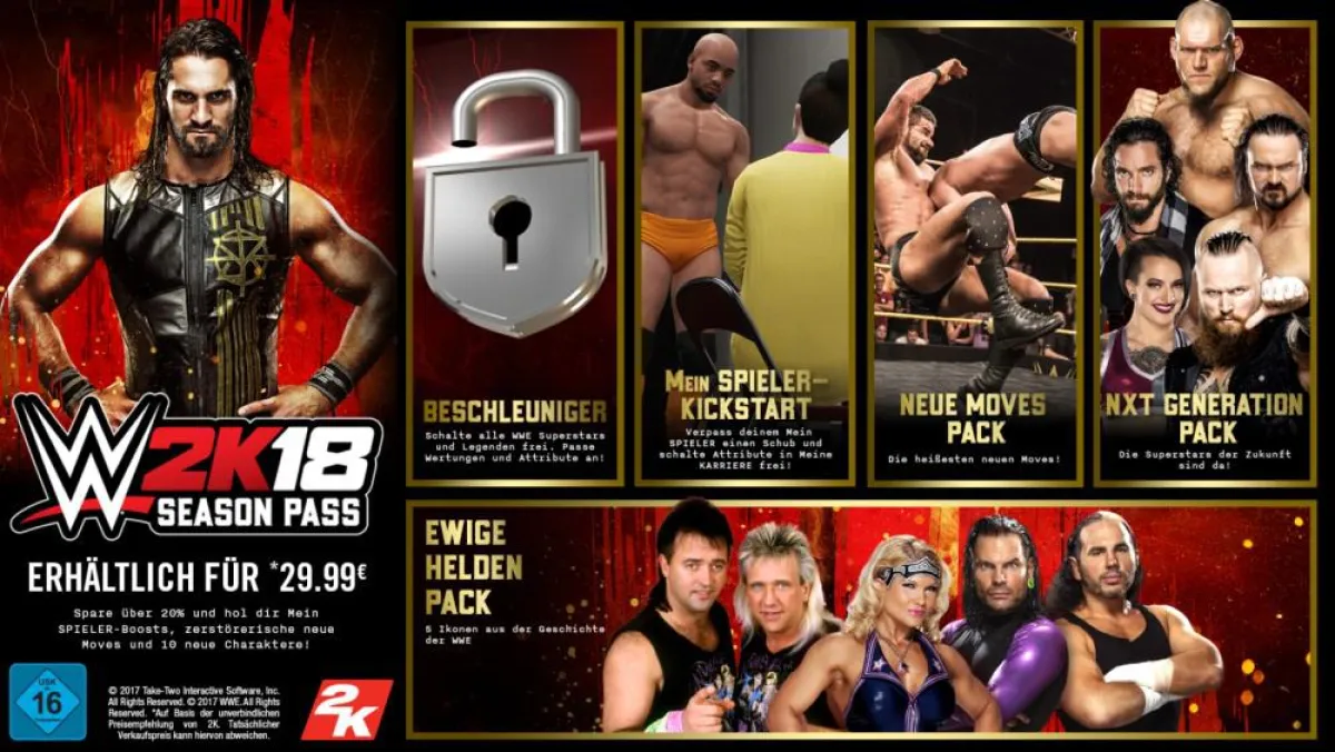 WWE 2K18 Season Pass