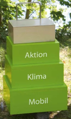 Bild: Vorstellung der AktionKlimaMobil -- Raus aus der Schule - Aktiv fürs Klima