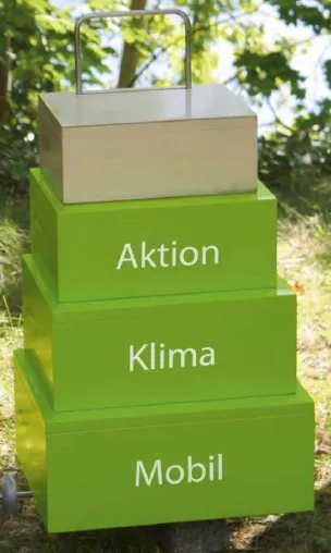 Bild: Vorstellung der AktionKlimaMobil -- Raus aus der Schule - Aktiv fürs Klima