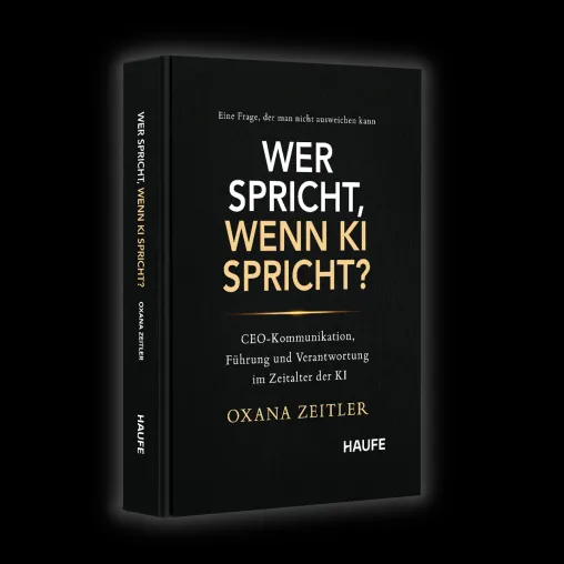 Bild: Wer spricht, wenn KI spricht? Das neue Buch von Oxana Zeitler