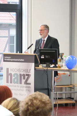 Bild: Vortragsveranstaltung „Europa in der Verwaltung“ an der Hochschule Harz