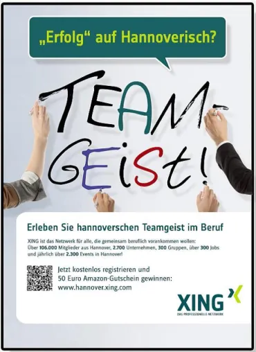 Bild: XING wirbt per Zeitung um Mitglieder