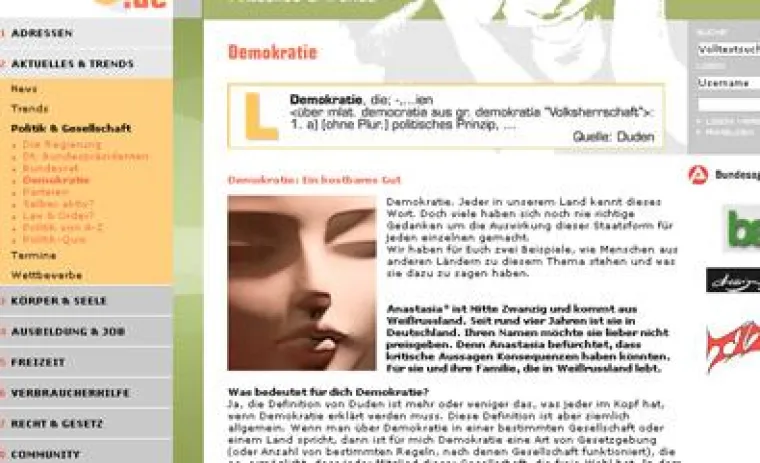 Bild: Politik & Volksgewalt auf teenager-ratgeber.de