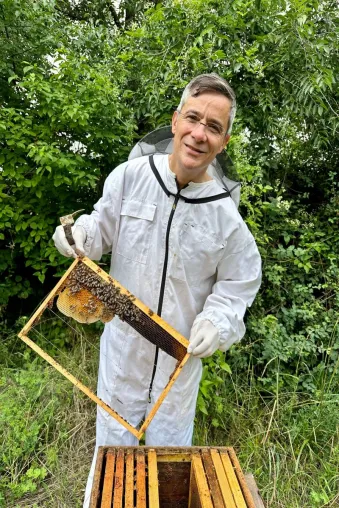 Mitten in Berlin: Großwäscherei bekommt neue Bienenvölker zum Weltbienentag Bild: Mitten in Berlin: Großwäscherei bekommt neue Bienenvölker zum Weltbienentag