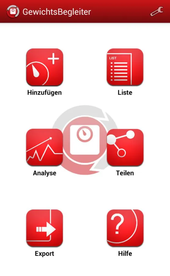 GewichtsBegleiter für Android