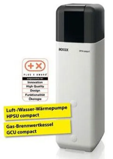 Die neue ROTEX Kompakt-Klasse erhält den Plus X Award 2013 Bild: Die neue ROTEX Kompakt-Klasse erhält den Plus X Award 2013