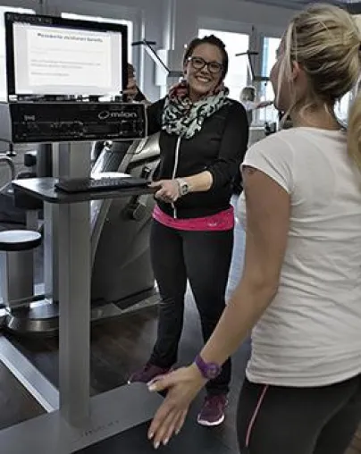 Bild: Aktiv-Sportpark Moers setzt auf modernste Technik: 'Milonizer' revolutioniert die Trainingsarbeit
