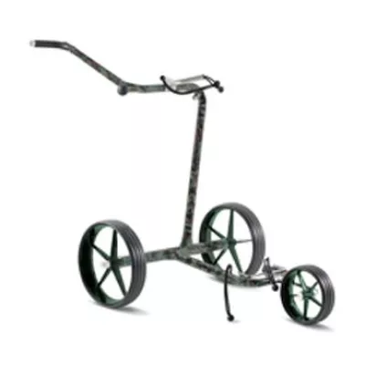 Bild: Für die Trendsetter unter den Golfern: der E-Caddie TiCad CarboCad® in angesagtem Camouflage