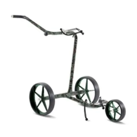 Für die Trendsetter unter den Golfern: der E-Caddie TiCad CarboCad® in angesagtem Camouflage Bild: Für die Trendsetter unter den Golfern: der E-Caddie TiCad CarboCad® in angesagtem Camouflage