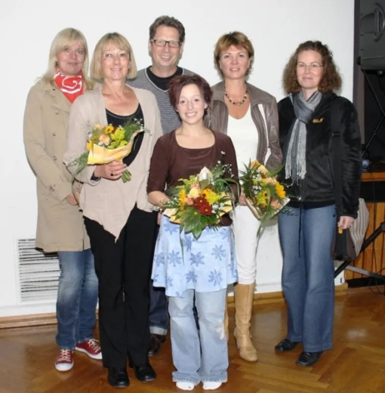 Ulrike Theben, Gisela Mendel, Stefan Uhlenbrock, Sonni Maier, Dr. Christa Smitka, Kerstin Salm (v.l.)