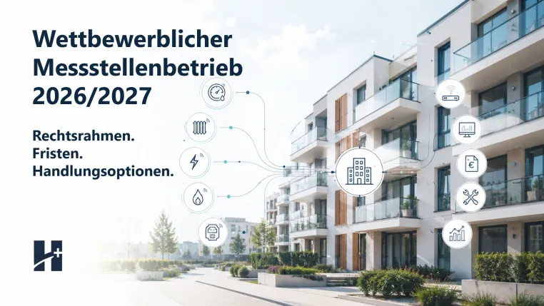 Wettbewerblicher Messstellenbetrieb 2026/2027: Rechtsrahmen, Fristen und Handlungsoptionen Bild: Wettbewerblicher Messstellenbetrieb 2026/2027: Rechtsrahmen, Fristen und Handlungsoptionen