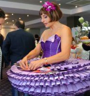 Bild: Origami Künstler bereicherte mit Charme die Veranstaltung