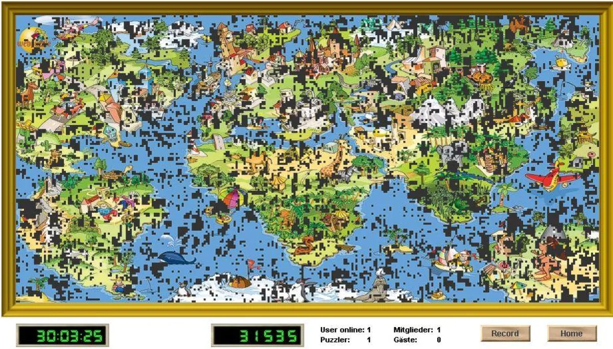 Millennium Puzzle mit 42048 Teilen