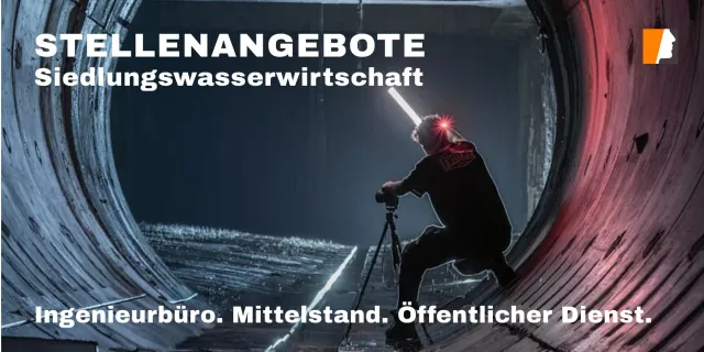 Bild: Eigenbetrieb in Norddeutschland sucht Projektingenieur:in Siedlungswasserwirtschaft