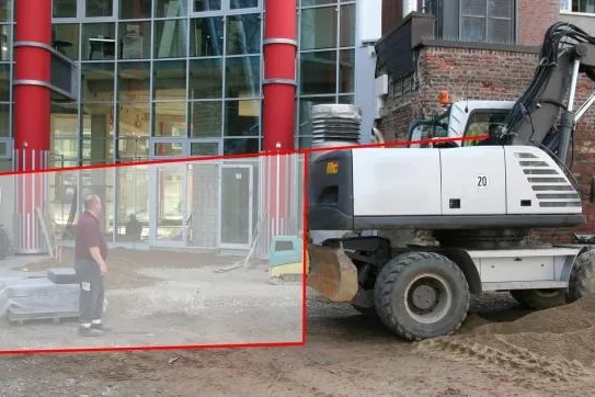 Bild: Sind Bauarbeiter Menschen 2. Klasse?