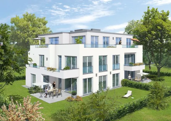 Bild: Merkur Bauträgergesellschaft präsentiert: La Maison Menterschwaige in München-Harlaching
