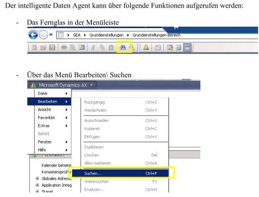Bild: Der Intelligente Datenagent im Maklerverwaltungsprogramm GIN-AX - eine umfassende Suchfunktion